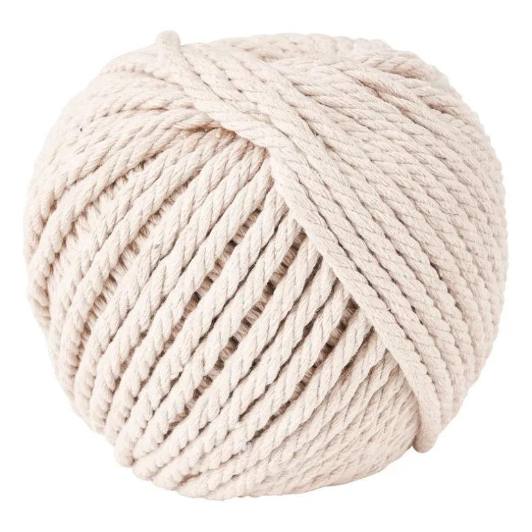 Macrame touw - naturel - 40 meter