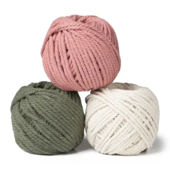 Macrame touw - naturel - 40 meter
