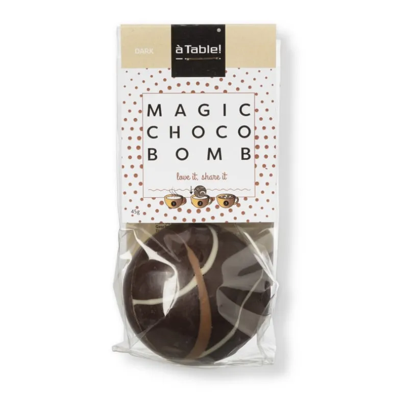 Magic chocobom - chocolade puur - 45 gram