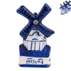 Magneet Hollandse molen - diverse varianten - blauw/wit
