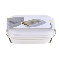 Magnetronschaal rechthoek - 800 ml - set van 3