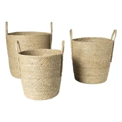 Mand Basix rond - ø34x35 cm - naturel