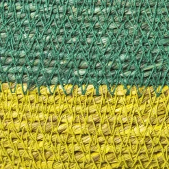Mand colorblock - groen/geel - ø20x25 cm