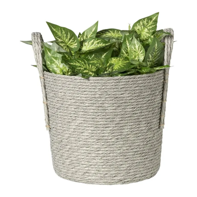 Mand Lotte - ø25x28 cm - grijs