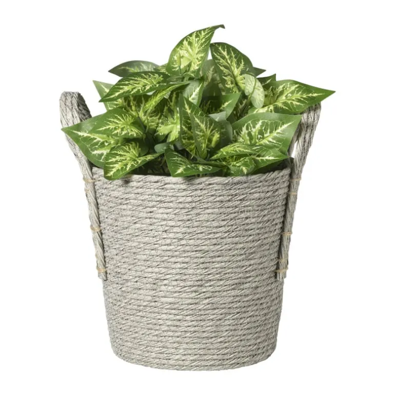 Mand Lotte - ø22x23 cm - grijs