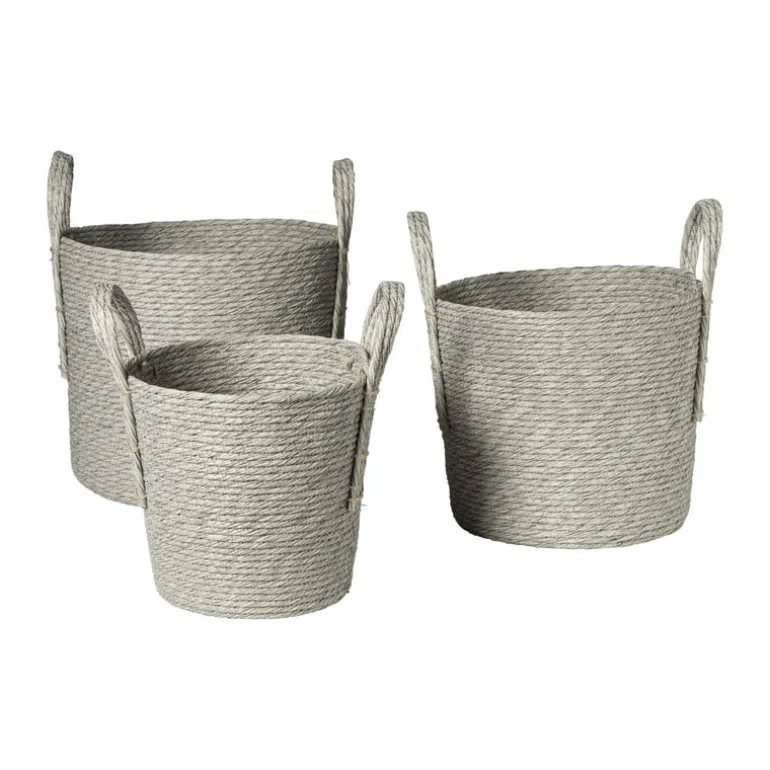 Mand Lotte - ø22x23 cm - grijs