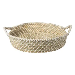 Mand sofie met hengsels - ø45x10 cm