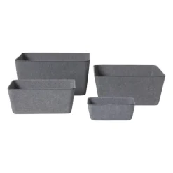 Mand vilt groot - grijs - 14x29x23 cm