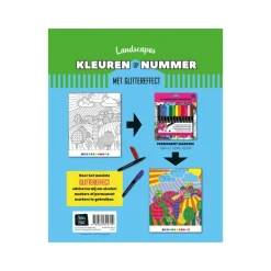 Mandala landscape - kleuren op nummer