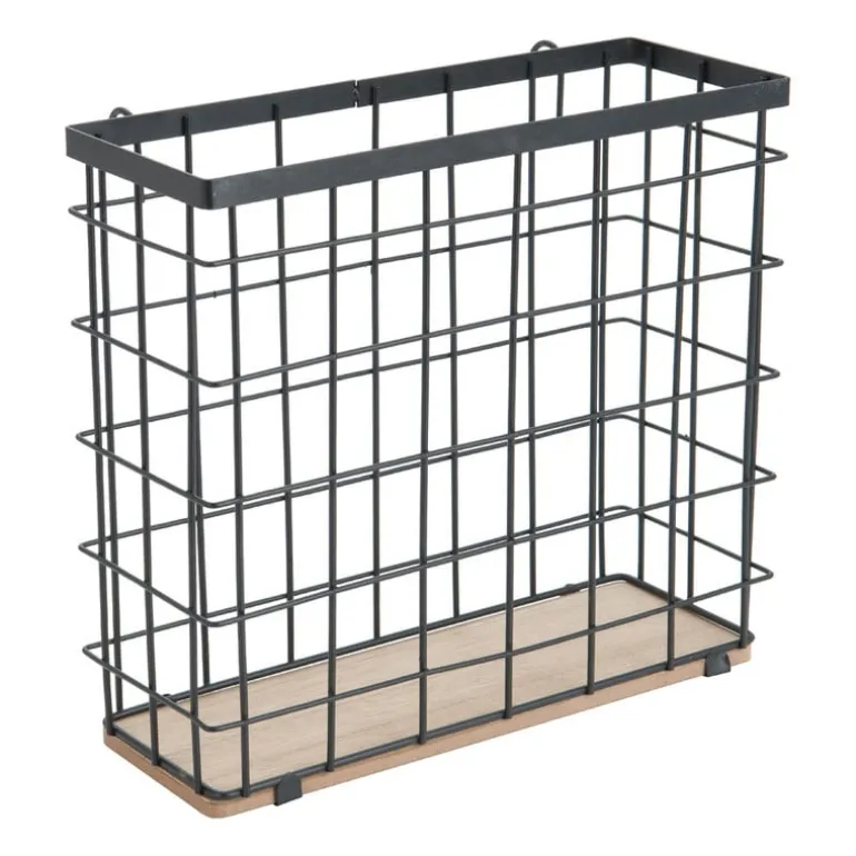 Mandje voor wandrek - 22x24x9 cm - zwart