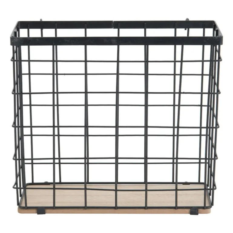 Mandje voor wandrek - 22x24x9 cm - zwart