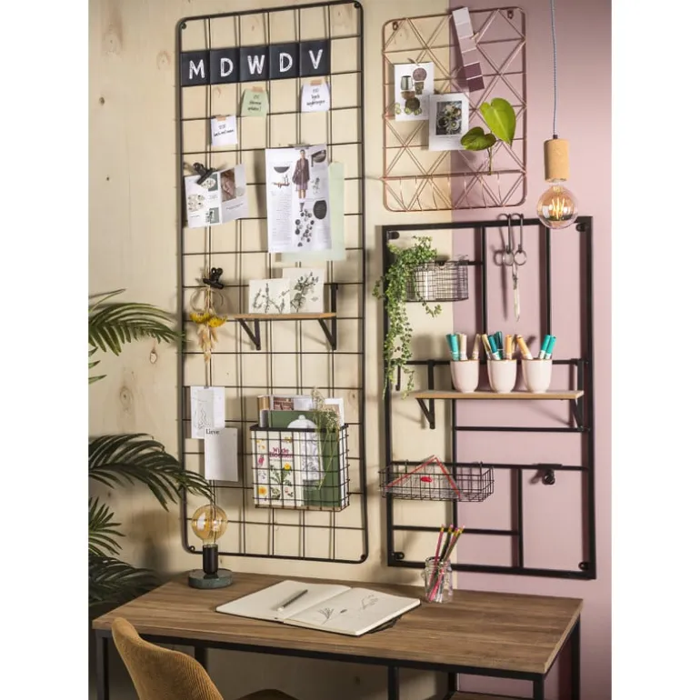 Mandje voor wandrek - 22x24x9 cm - zwart