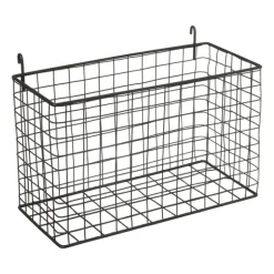 Mandje voor wandrek - zwart - 13.5x22x10 cm
