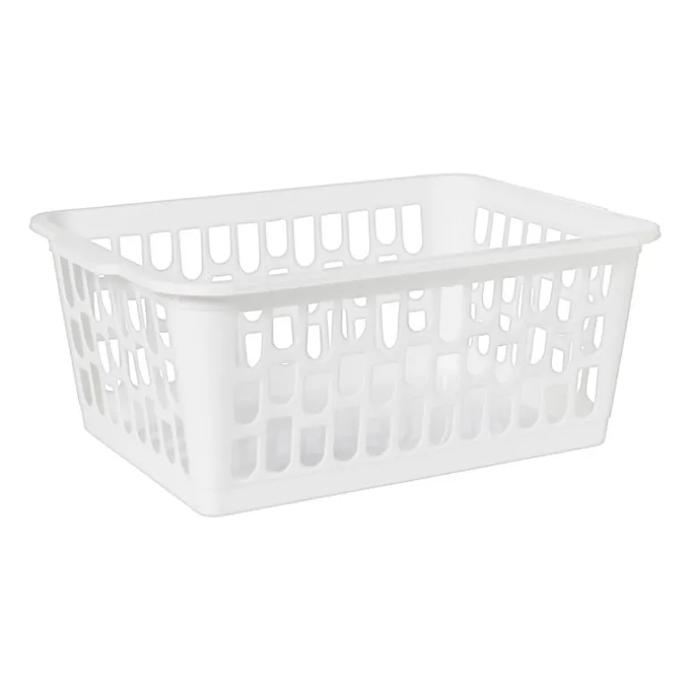 Mandje wit - 14.5x34x24 cm