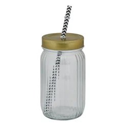 Mason jar goud - 450 ml