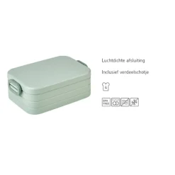 Mepal lunchbox middel - lichtgroen - 6.5x18x12 cm
