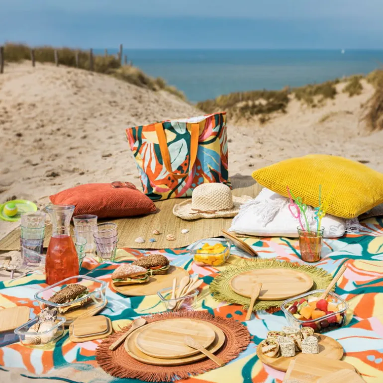 Messen bamboe - 16 cm - set van 6