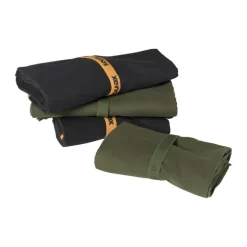 Microvezel handdoek - zwart - 130x80 cm