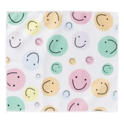 Microvezeldoekjes smiley - set van 2