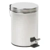 Mini pedaalemmer - 3 liter - zilver