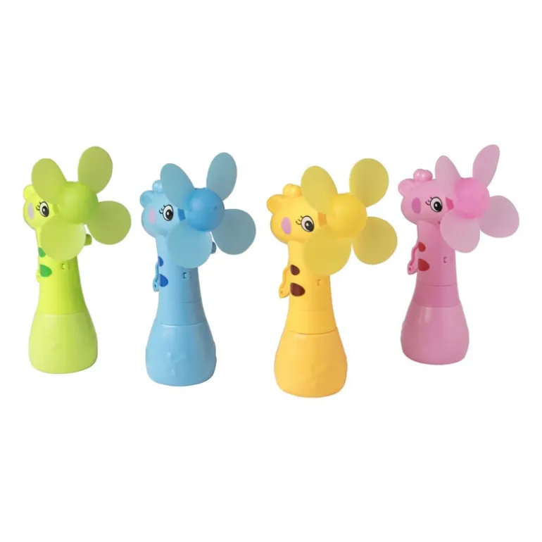 Mini ventilator dieren - diverse kleuren - 15.5x7x10 cm