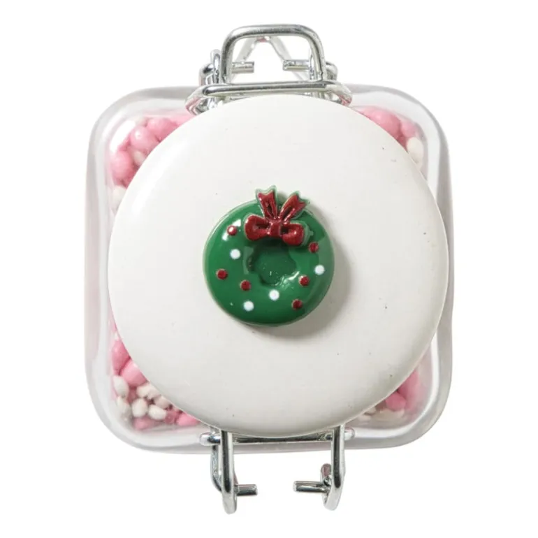 Mini weckpot kerst - transparant - 90 ml - diverse varianten