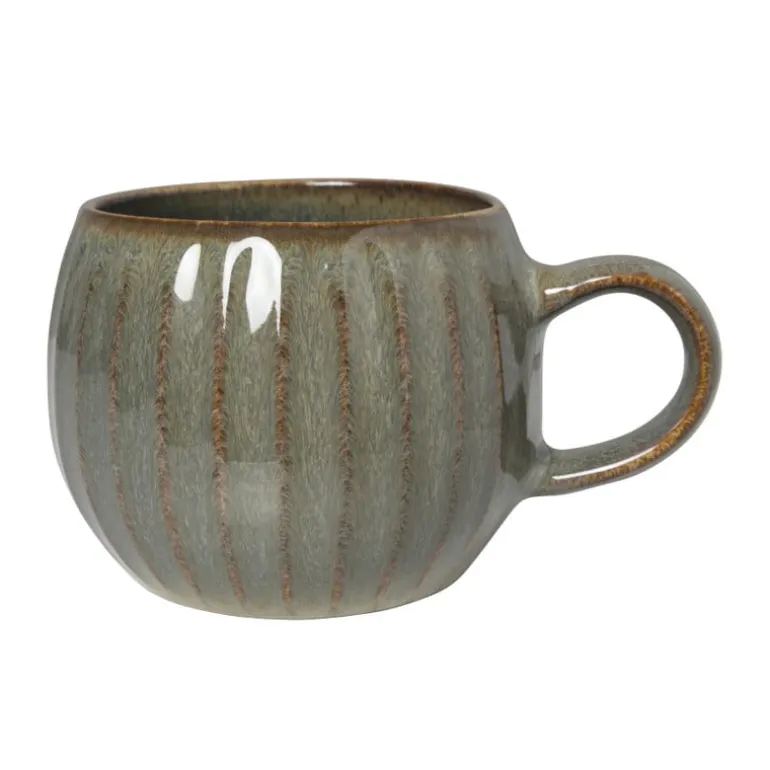 Mok bol reactive glaze - grijs - 480 ml