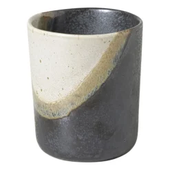 Mok cortado groot - beige/zwart - 350 ml