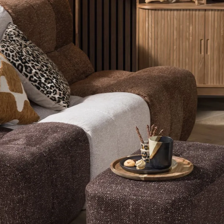 Mok cortado groot - beige/zwart - 350 ml