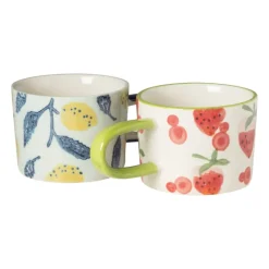 Mok met citroenen - multicolor - 200 ml