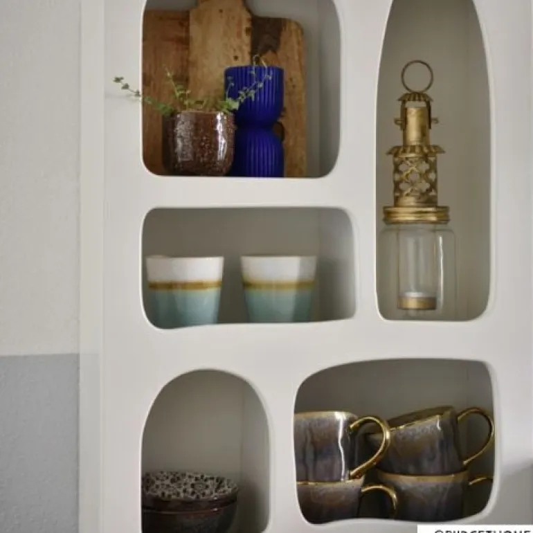 Mok met gouden oor - grijs - 250 ml