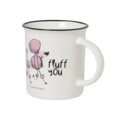 Mok met hond - wit - 300 ml - diverse varianten