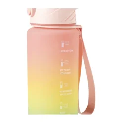 Motivatie waterfles 1 liter - regenboog