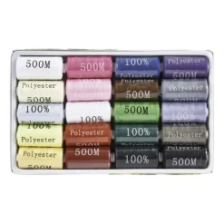 Naaigaren - set van 20 - multikleur