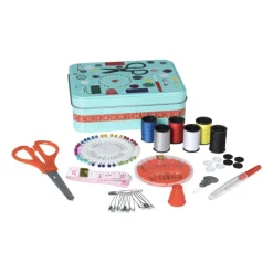 Naaiset in blik - 15x1x5 cm