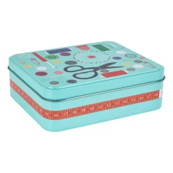 Naaiset in blik - 15x1x5 cm