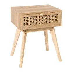 Nachtkastje Java met lade - bruin - 50x40x30 cm