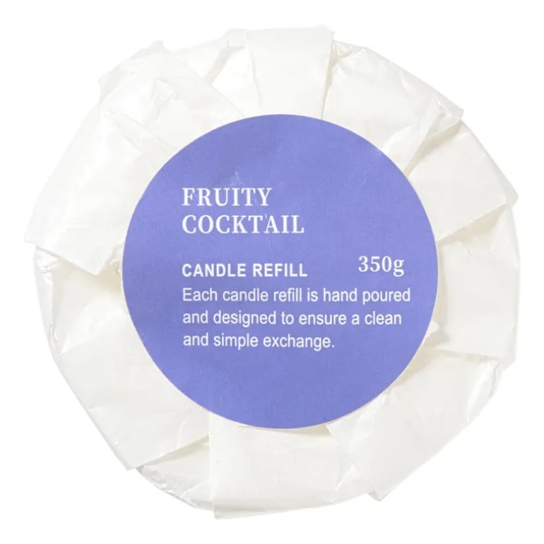 Navulling geurkaars - fruity cocktail - 350 gram