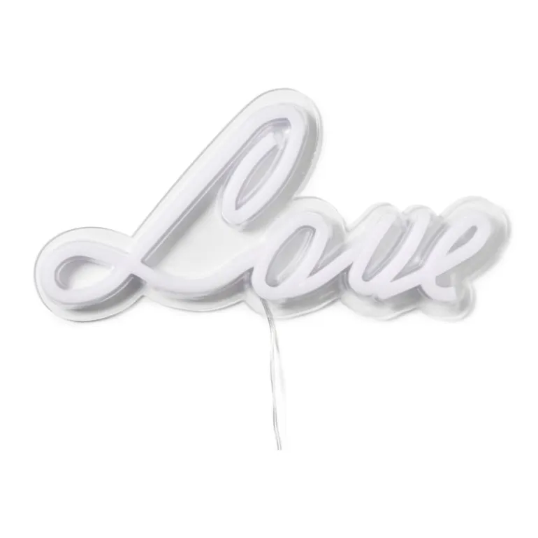 Neon LED lamp love - roze - 30x15 cm