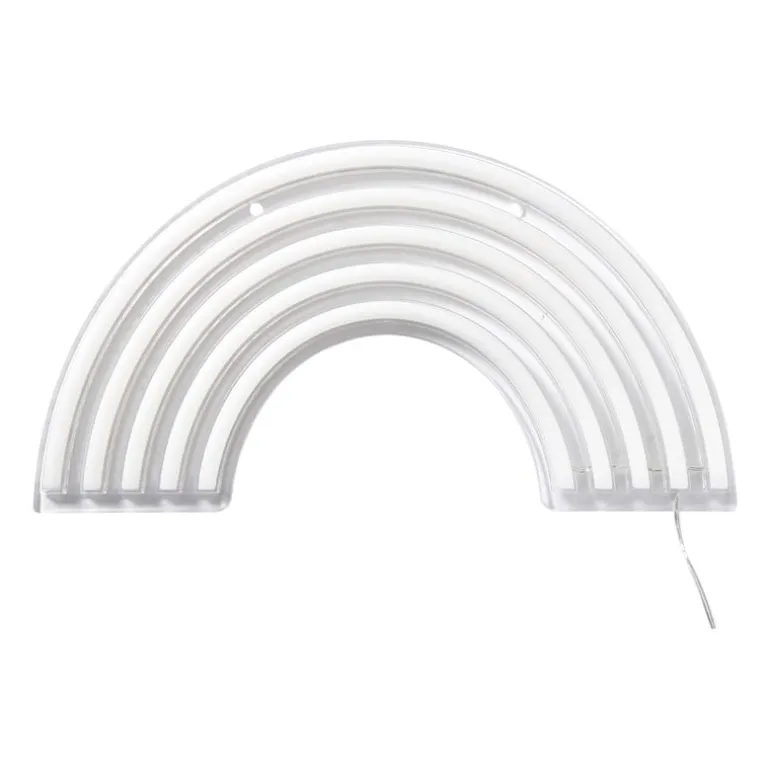 Neon LED lamp regenboog - multikleur - 30x16 cm