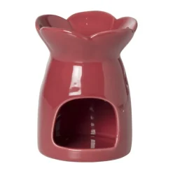 Oliebrander bloem - rood - ø8.3x11.3 cm