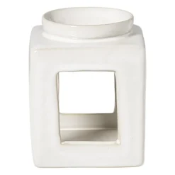 Oliebrander reactive glaze - beige - 11x9x9 cm