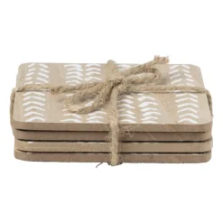 Onderzetter hout - set van 4