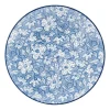 Ontbijtbord blue print - botanic - ⌀21 cm