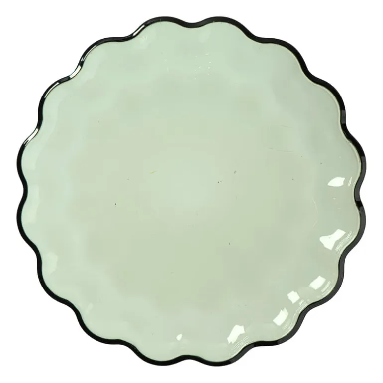 Ontbijtbord clover - groen - ø2.5x22 cm