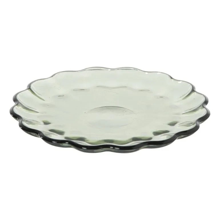 Ontbijtbord clover - groen - ø2.5x22 cm