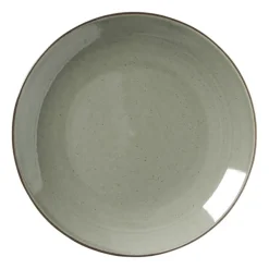 Ontbijtbord Emma - donkergroen - ø21x2.5 cm