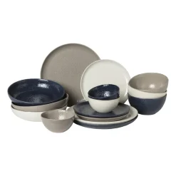 Ontbijtbord Liv - donkerblauw - ø21 cm