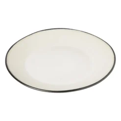 Ontbijtbord Roots - beige - ø22x2.5 cm