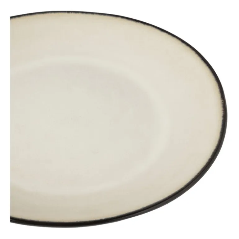 Ontbijtbord Roots - beige - ø22x2.5 cm